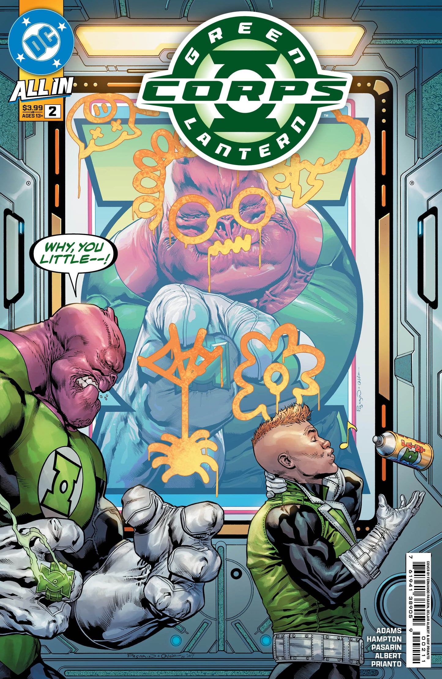 GREEN LANTERN CORPS #2 CVR A FERNANDO PASARIN & OCLAIR ALBERT