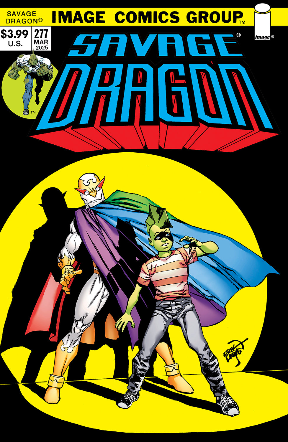 SAVAGE DRAGON #277 CVR B ERIK LARSEN 70S TRADE DRESS VAR (MR)