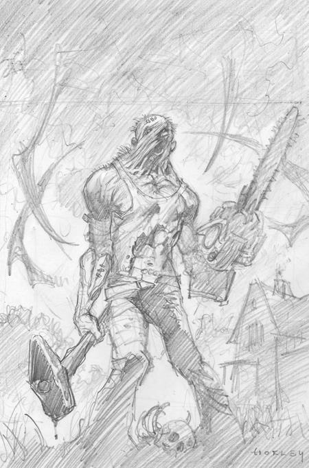 DEAD BY DAYLIGHT THE HILLBILLY #1 (OF 4) CVR I ALEX HORLEY VIRGIN PENCILS VAR (MR)