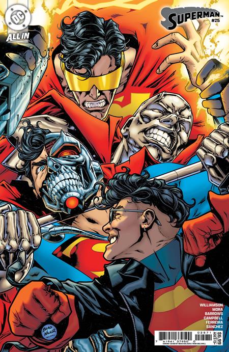 SUPERMAN #25 CVR E BRAD WALKER CARD STOCK VAR