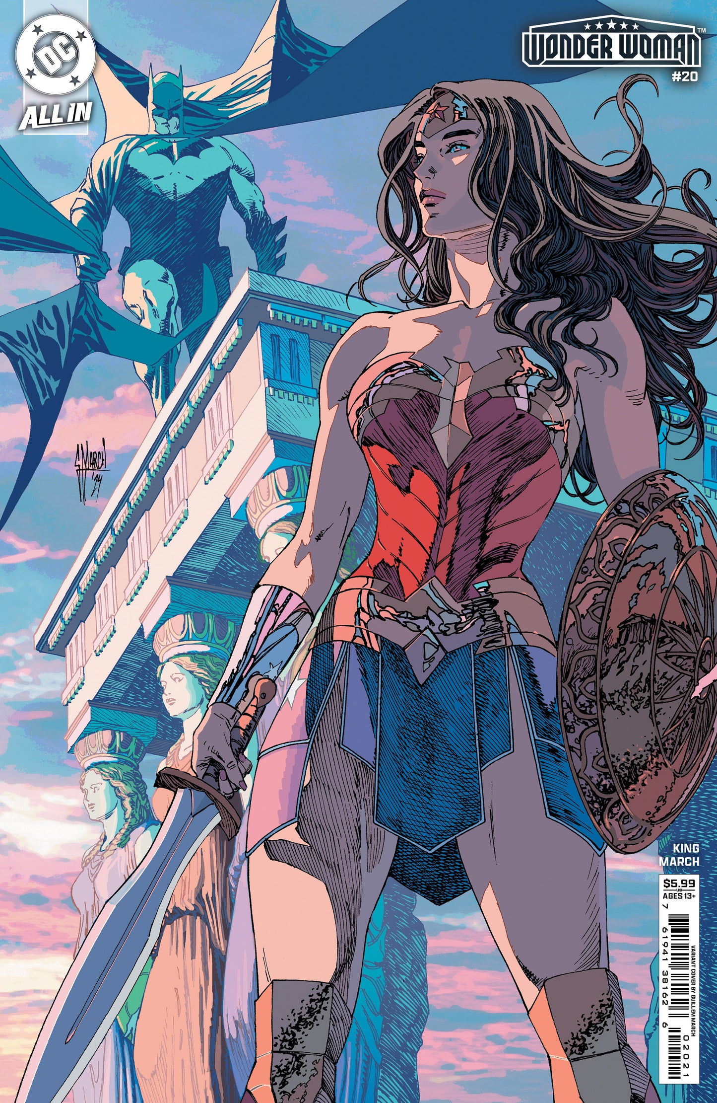 WONDER WOMAN #20 CVR C GUILLEM MARCH CARD STOCK VAR