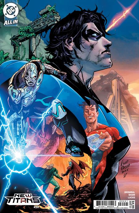 NEW TITANS #34 CVR D FICO OSSIO THINGS TO COME CARD STOCK VAR