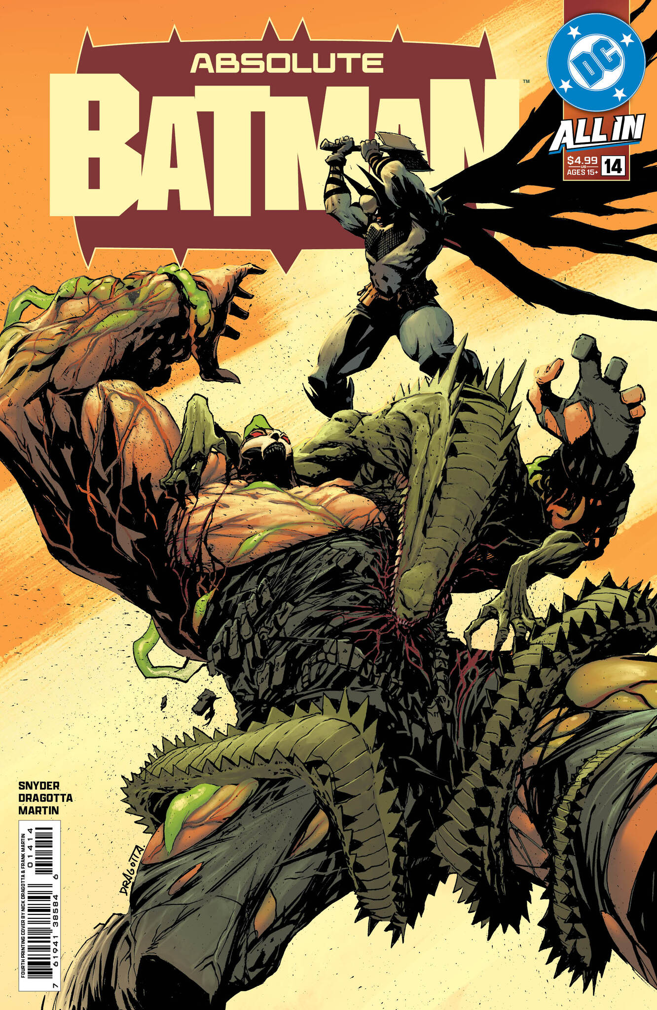 ABSOLUTE BATMAN #14 Fourth Printing