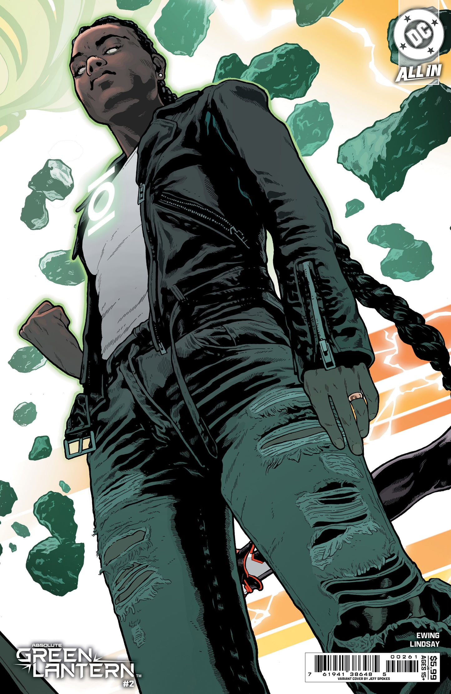 ABSOLUTE GREEN LANTERN #2 CVR D JEFF SPOKES CONNECTING CARD STOCK VAR