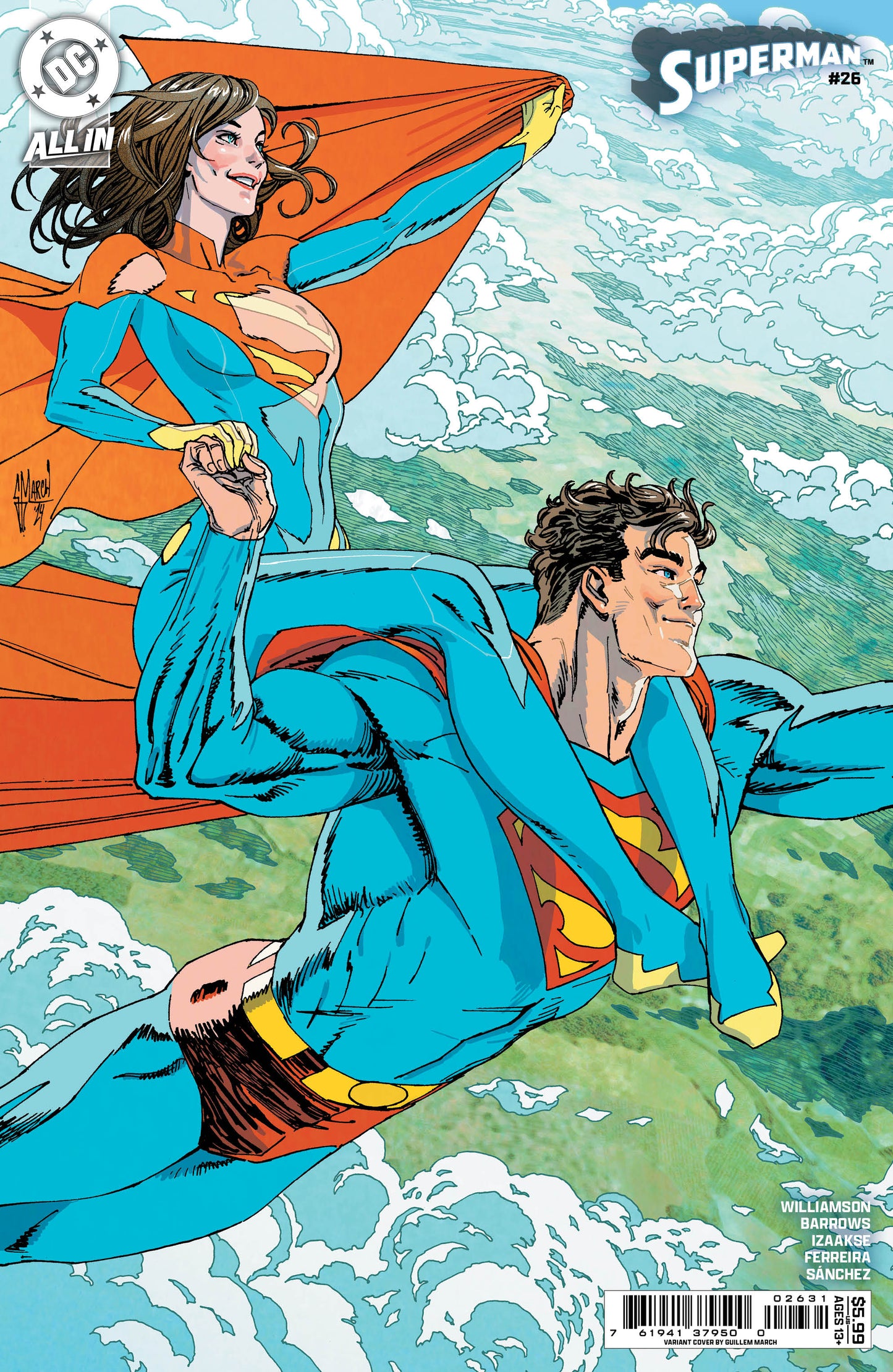 SUPERMAN #26 CVR C GUILLEM MARCH CARD STOCK VAR