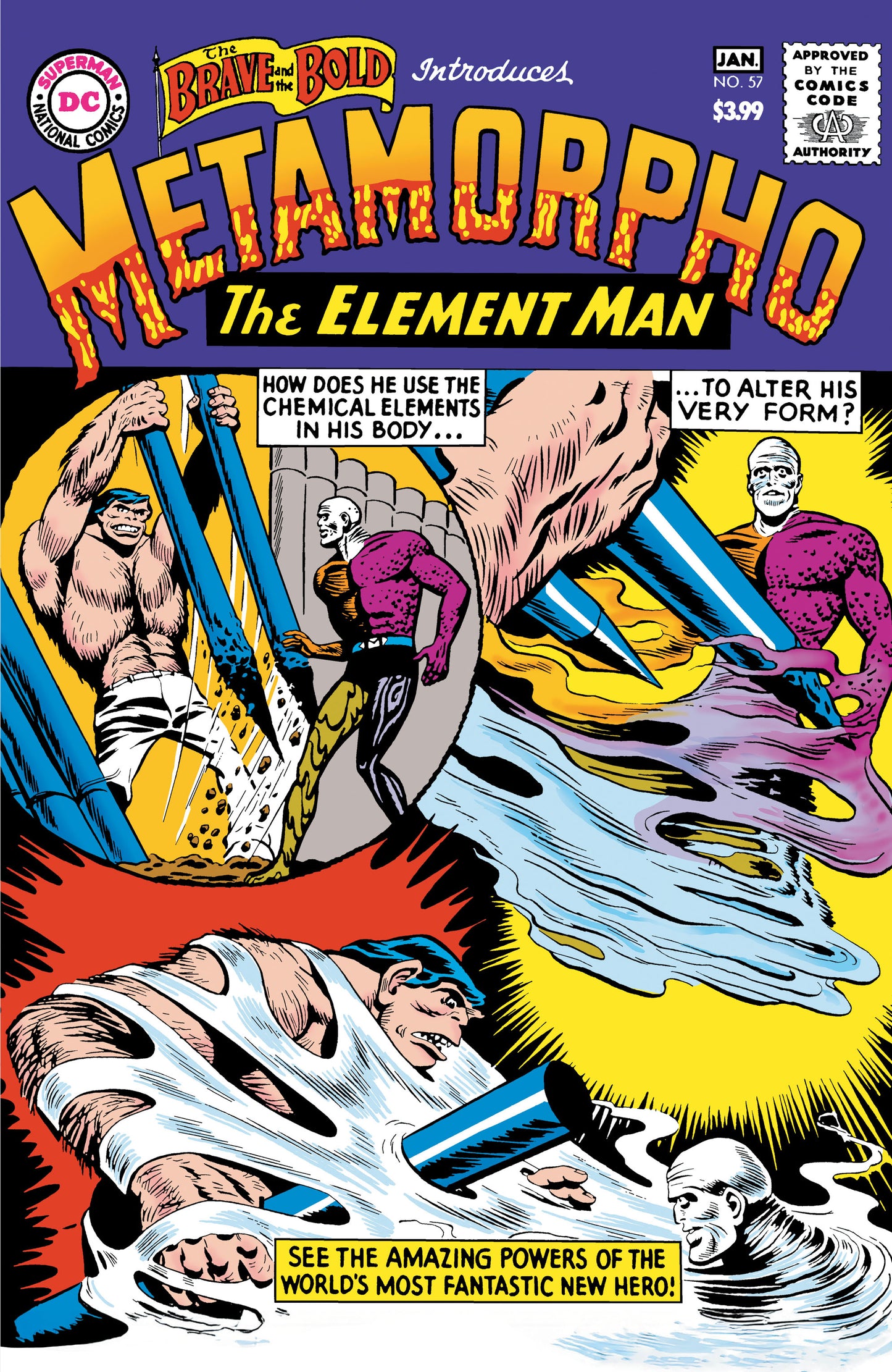 BRAVE AND THE BOLD #57 FACSIMILE EDITION CVR A RAMONA FRADON & CHARLES PARIS