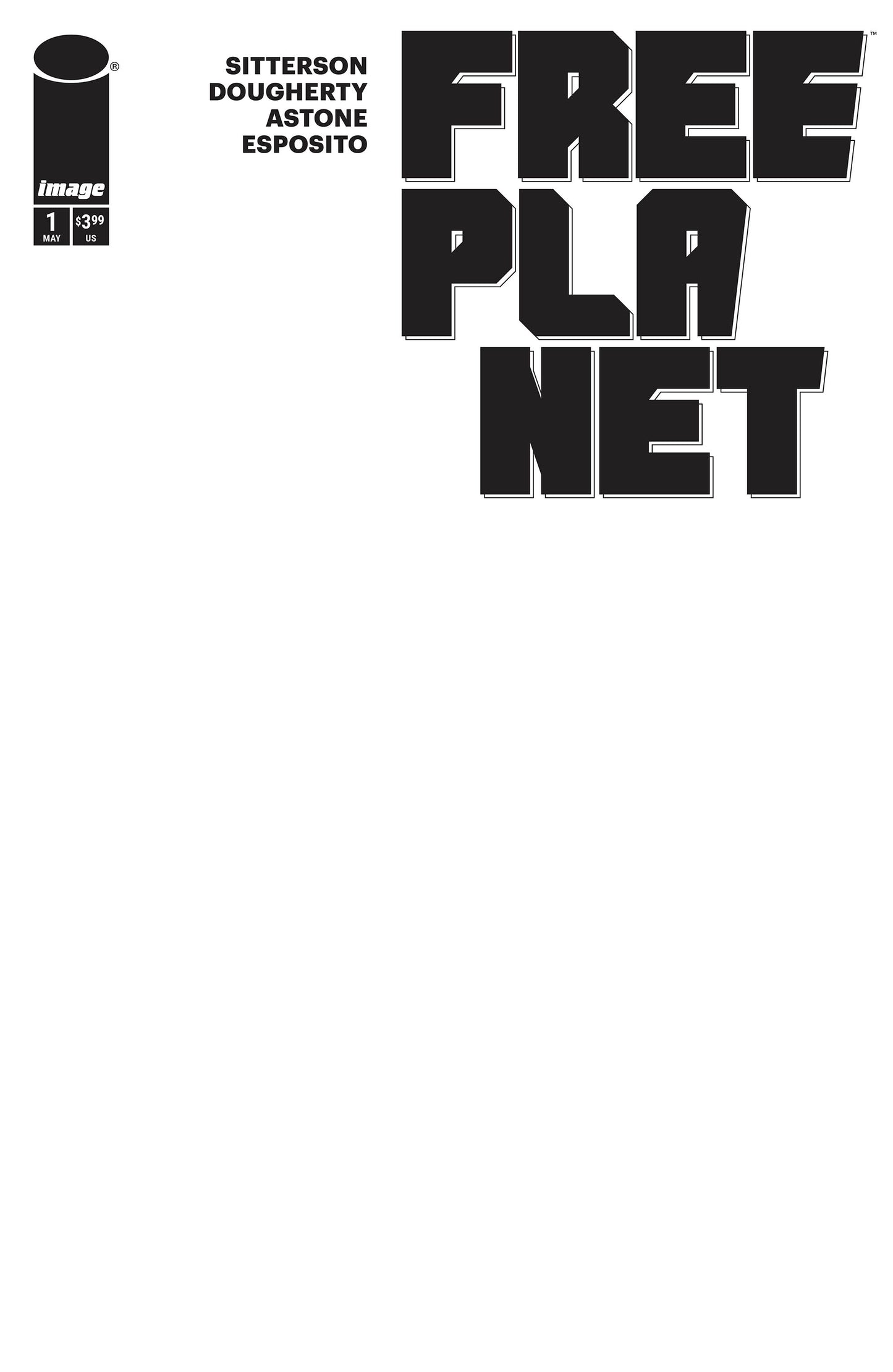 FREE PLANET #1 CVR C BLANK SKETCH VAR