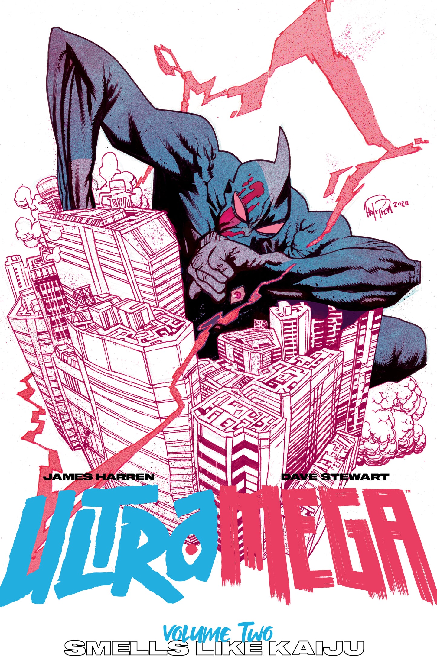 ULTRAMEGA BY JAMES HARREN SMELLS LIKE KAIJU VOL 02 TP (MR)