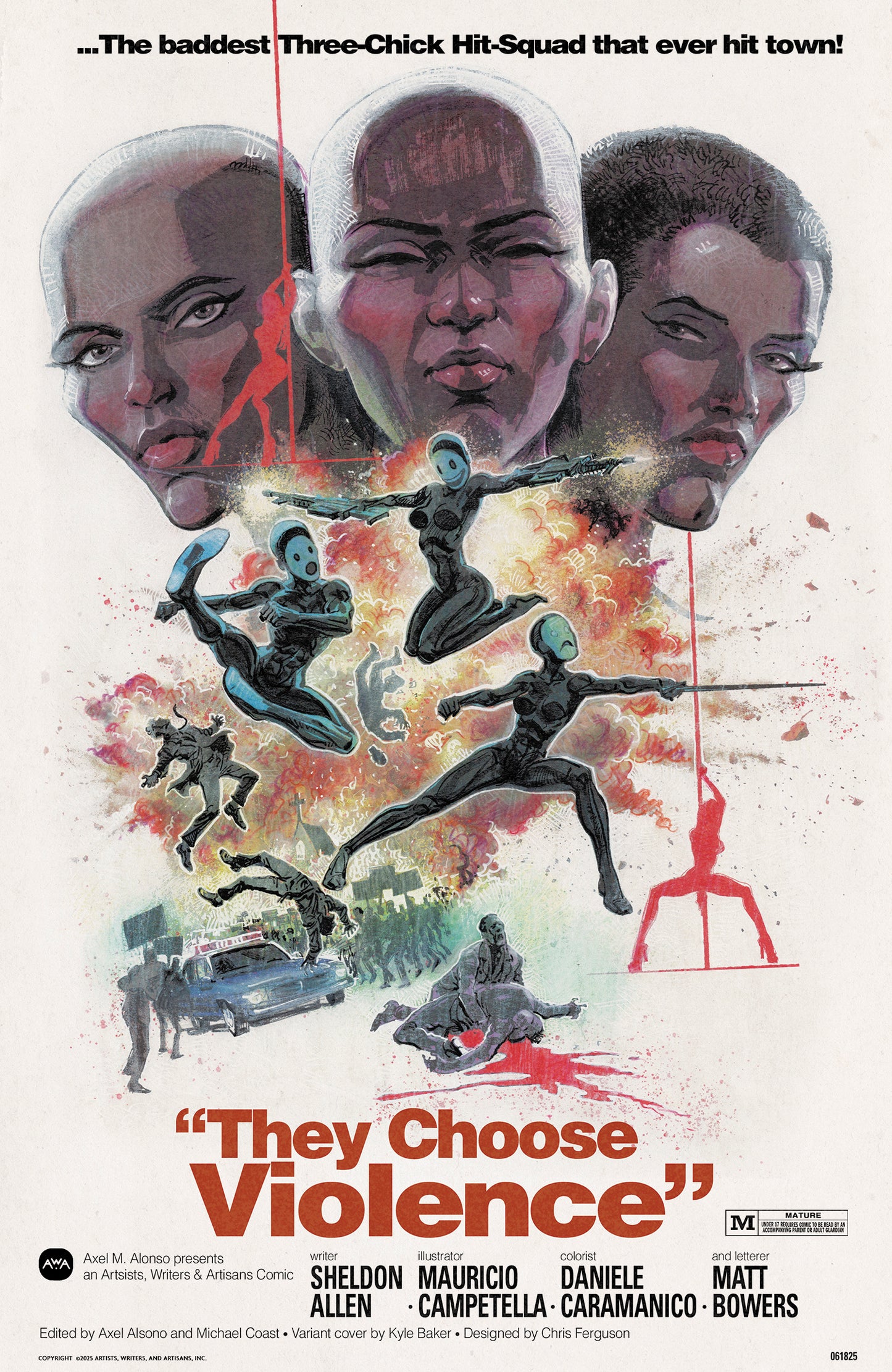 They Choose Violence #1 (Of 5) Cvr B Kyle Baker Variant (MR)