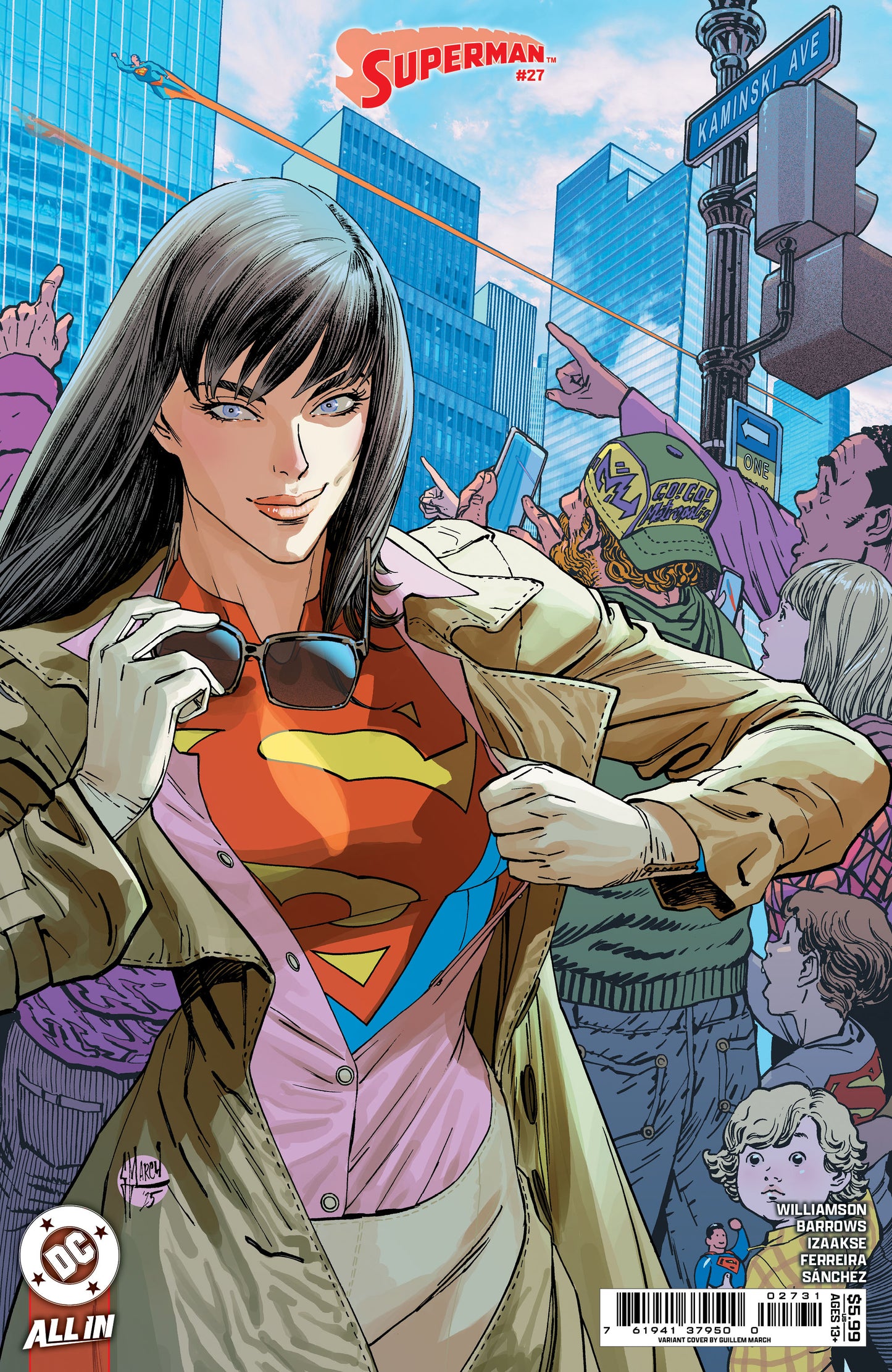 SUPERMAN #27 CVR C GUILLEM MARCH CARD STOCK VAR