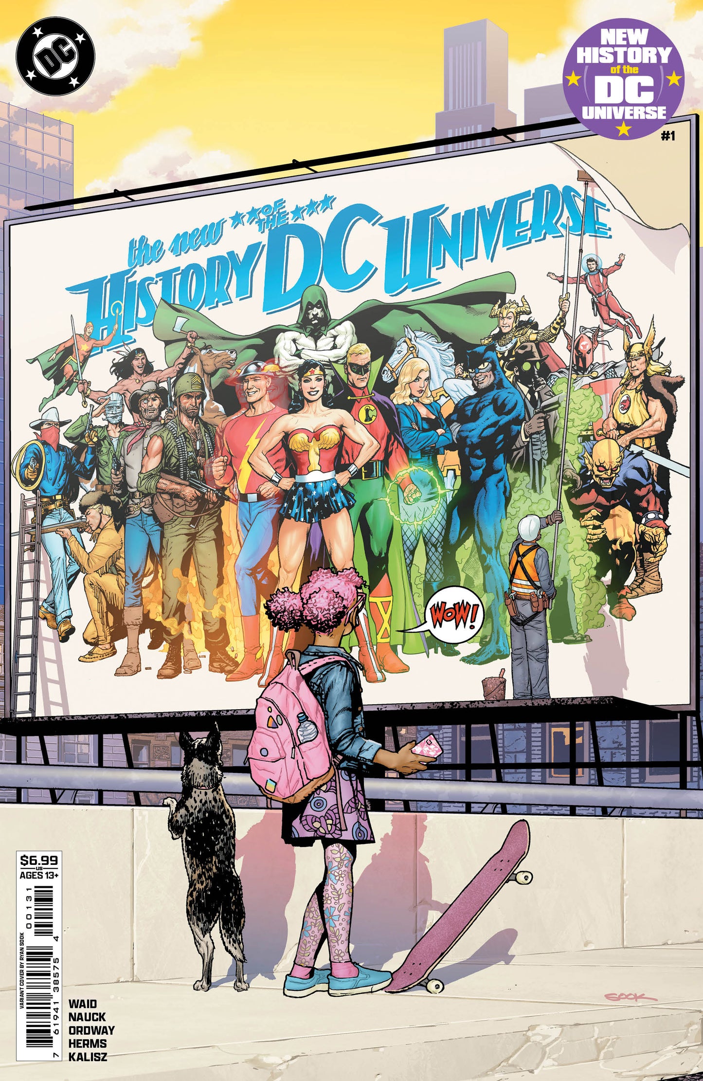 NEW HISTORY OF THE DC UNIVERSE #1 (OF 4) CVR C RYAN SOOK CARD STOCK VAR