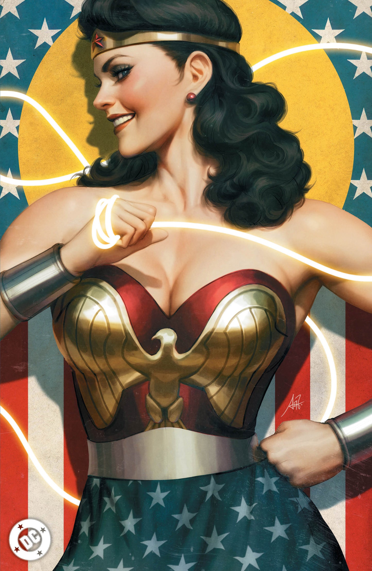 New History Of The Dc Universe #1 (Of 4) Cover F Stanley Artgerm Lau Foil Variant