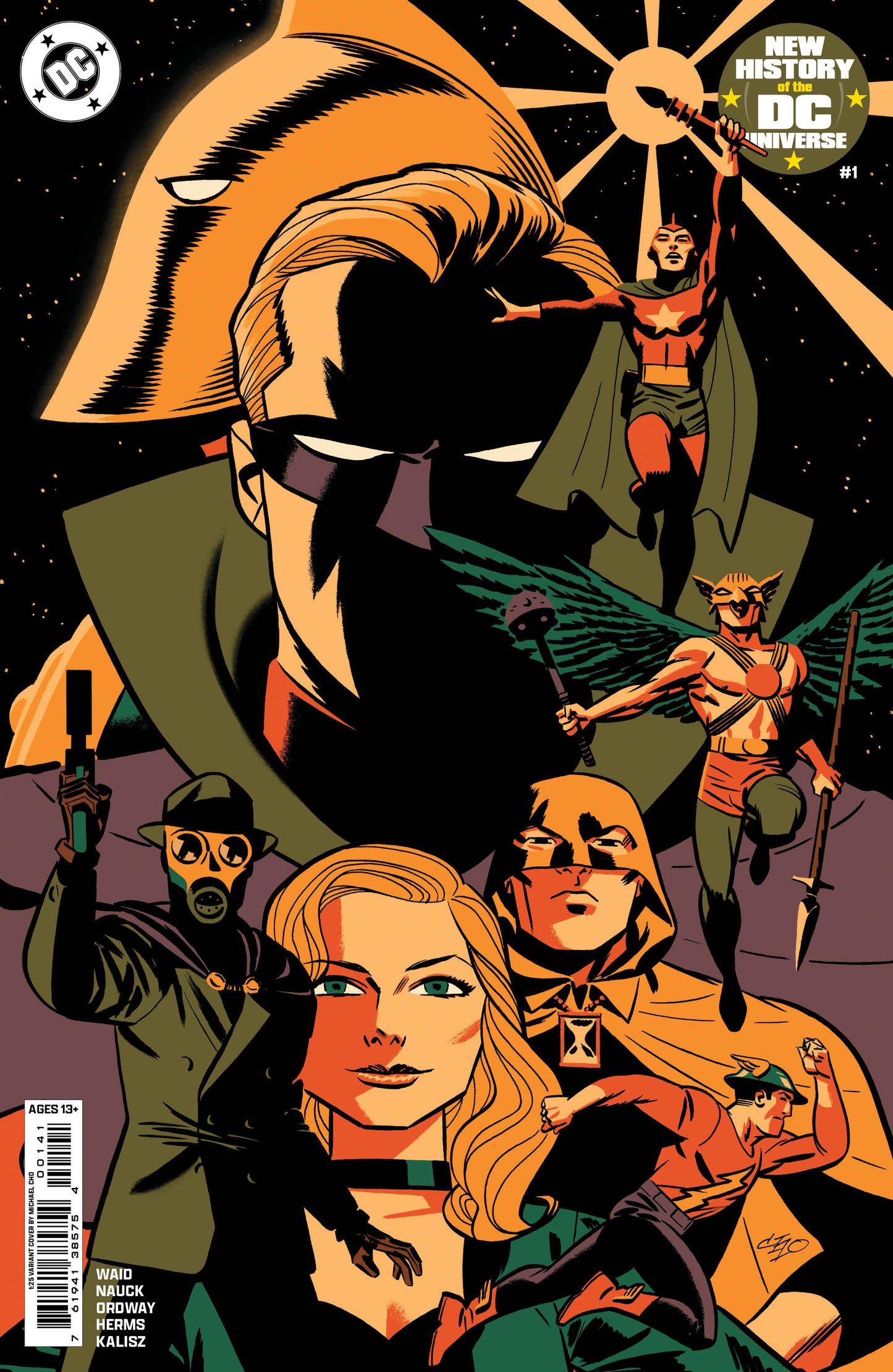 New History Of The Dc Universe #1 (Of 4) Cover H Incentive 1:25 Michael Cho Card Stock Variant