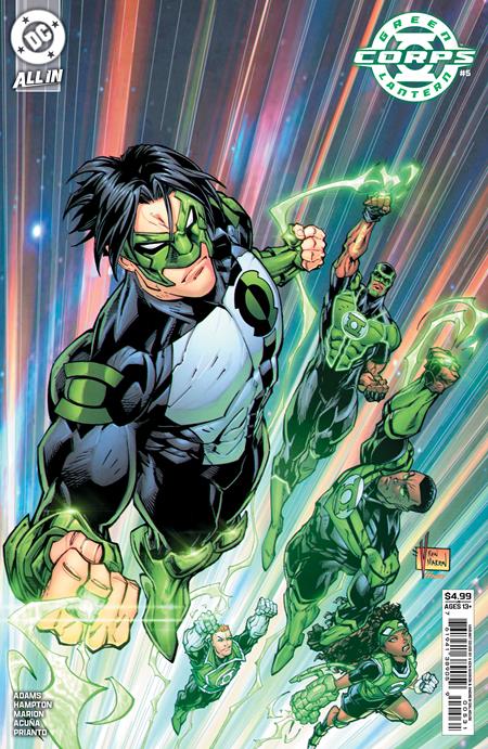 GREEN LANTERN CORPS #5 CVR B V KEN MARION CARD STOCK VAR