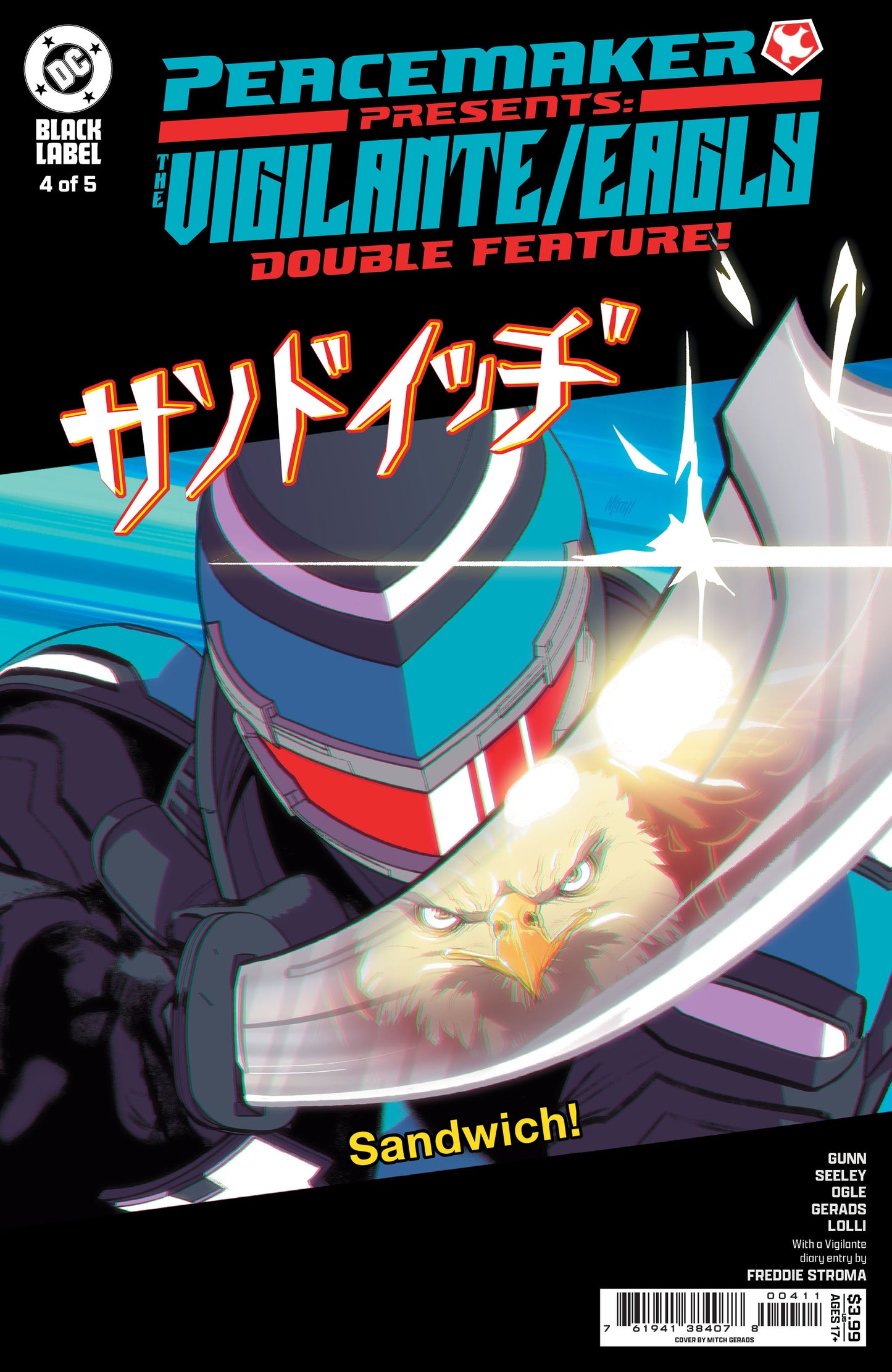 Peacemaker Presents The Vigilante Eagly Double Feature #4 (Of 5) Cover A Mitch Gerads (MR)