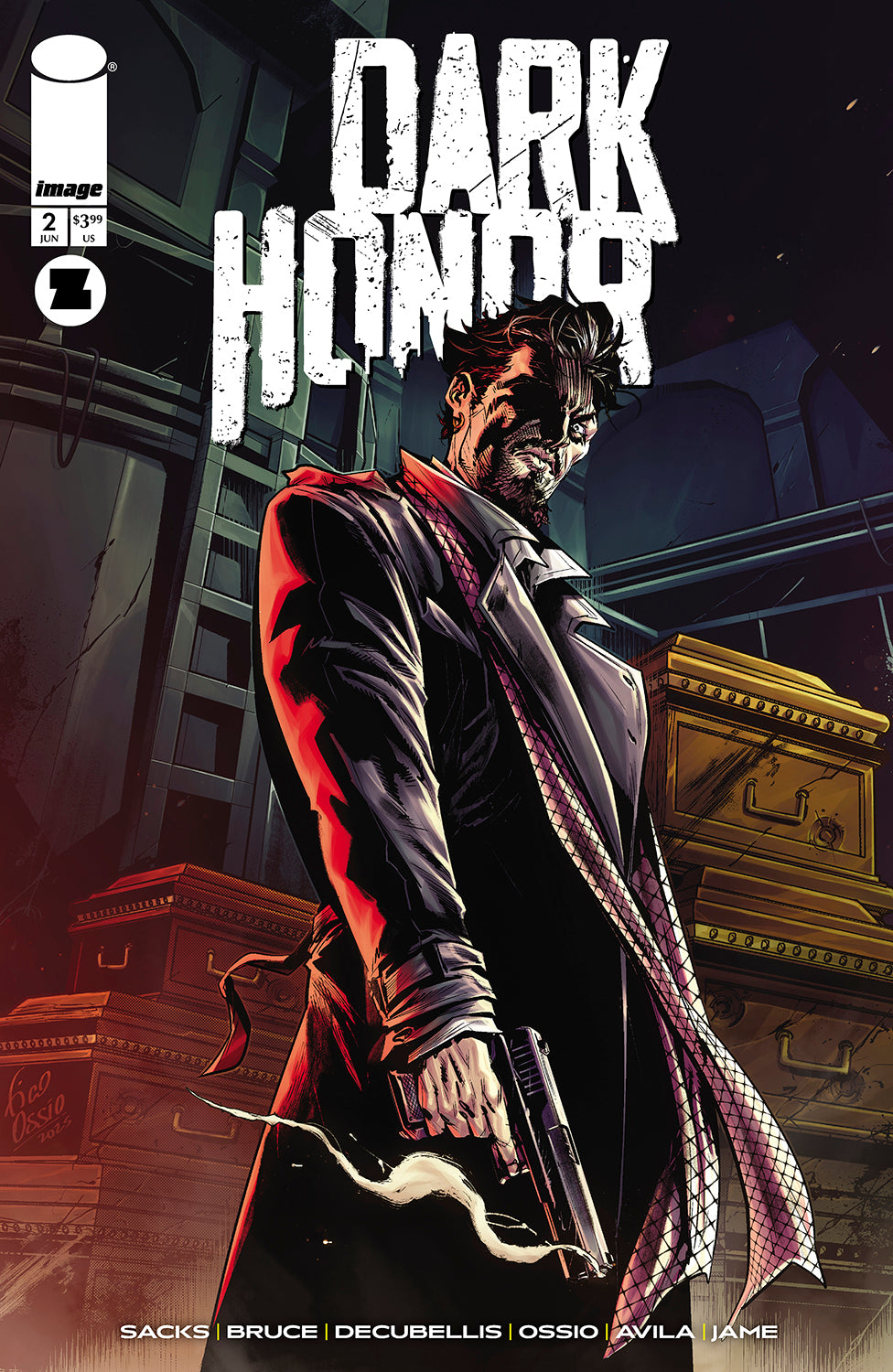 Dark Honor #2 (Of 5) Cover A Fico Ossio