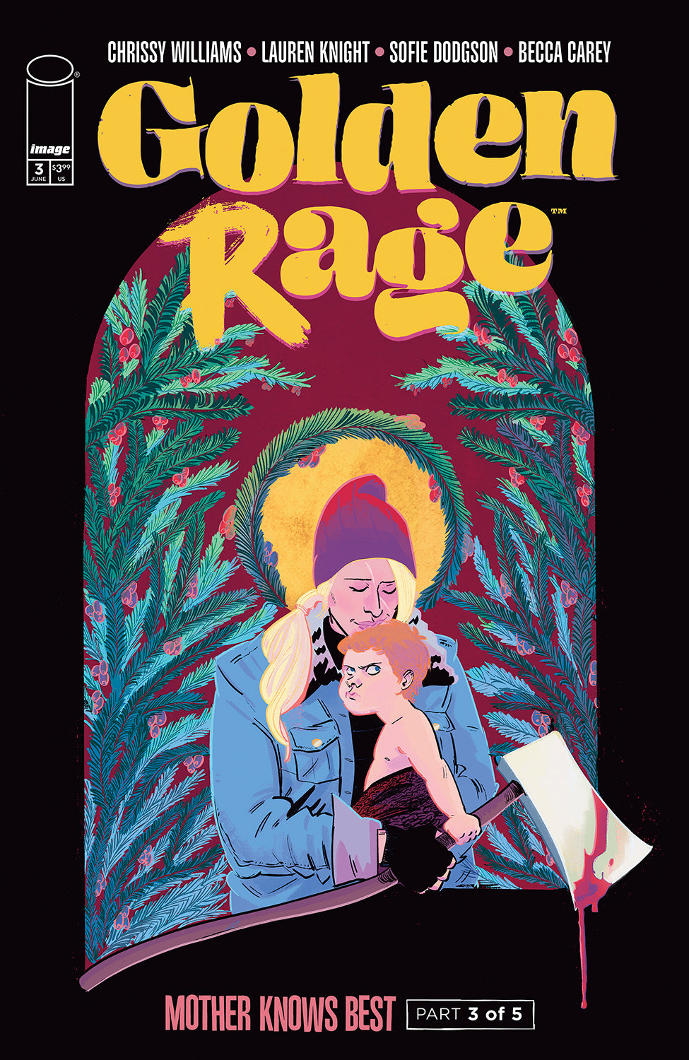 Golden Rage Mother Knows Best #3 (Of 5) Cvr A Lauren Knight (MR)