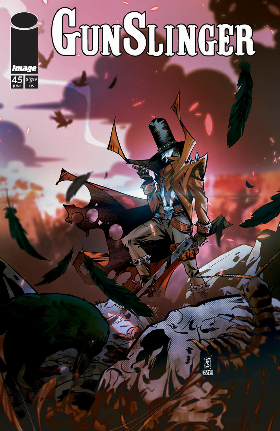 GUNSLINGER SPAWN #45 CVR B FEDERICO SABBATINI VAR