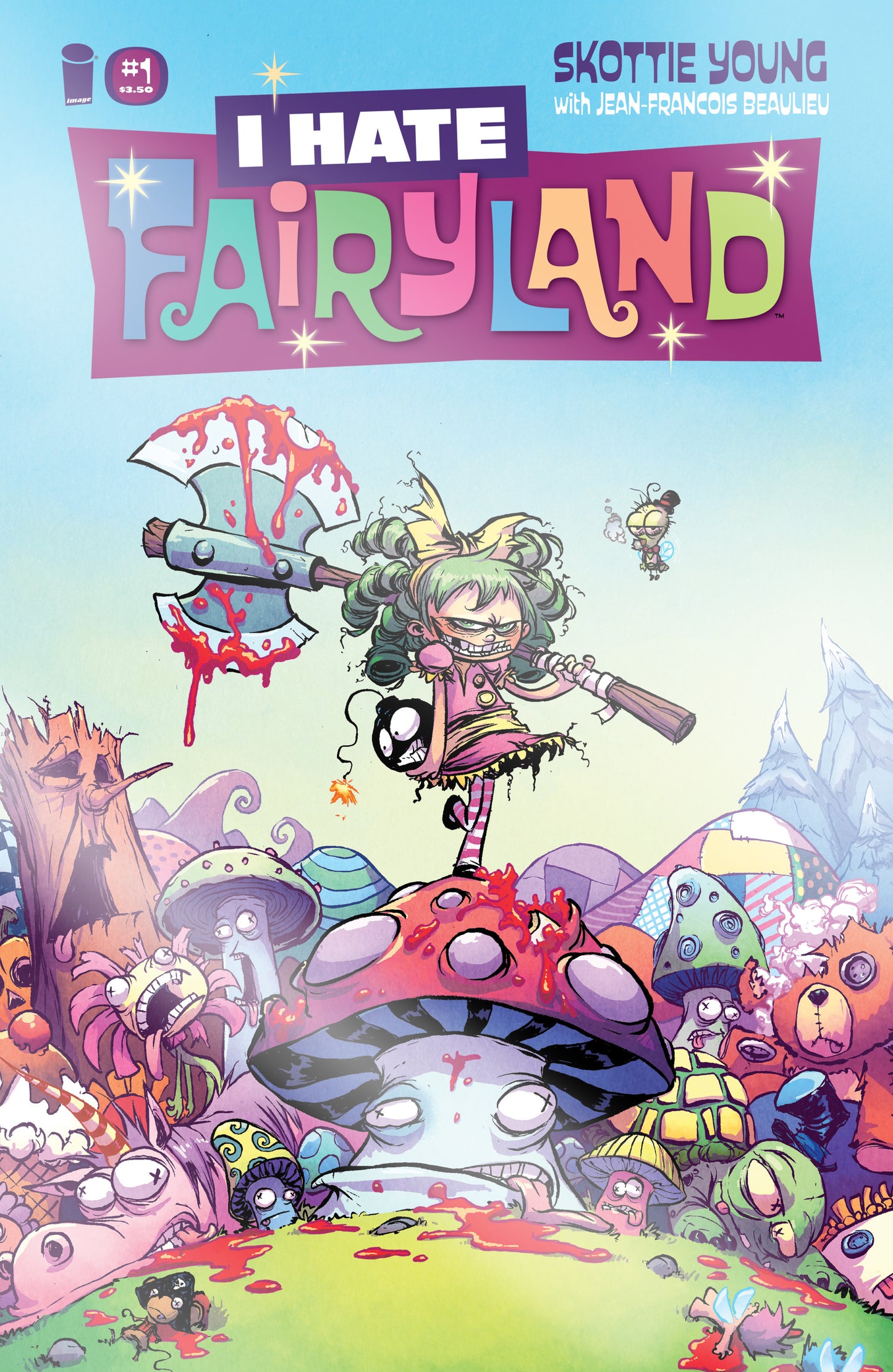 I HATE FAIRYLAND #1 FACSIMILE EDITION CVR B SKOTTIE YOUNG FOIL VAR (MR)