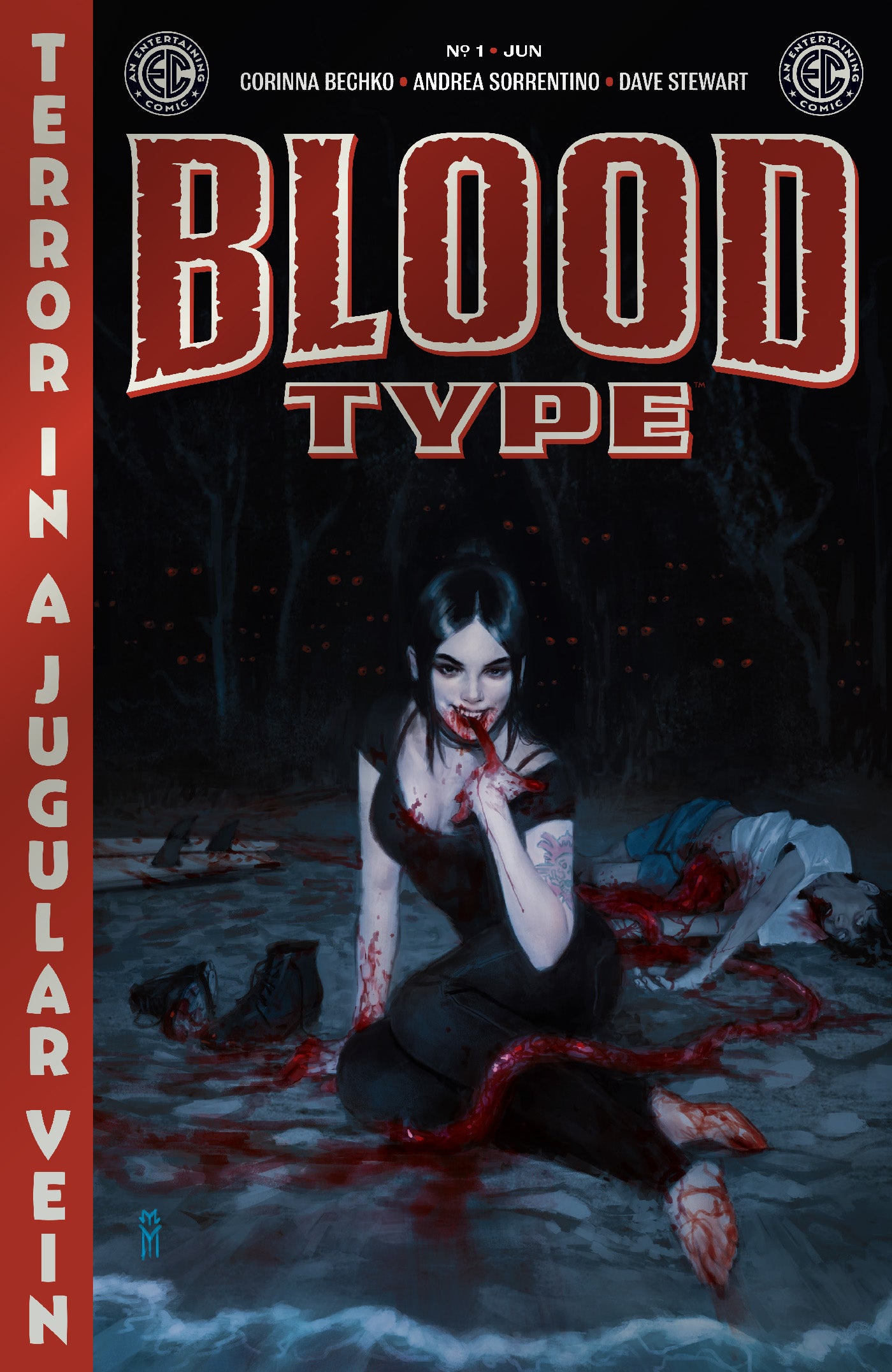 EC Blood Type #1 (Of 4) Cvr C Miguel Mercado Foil Variant