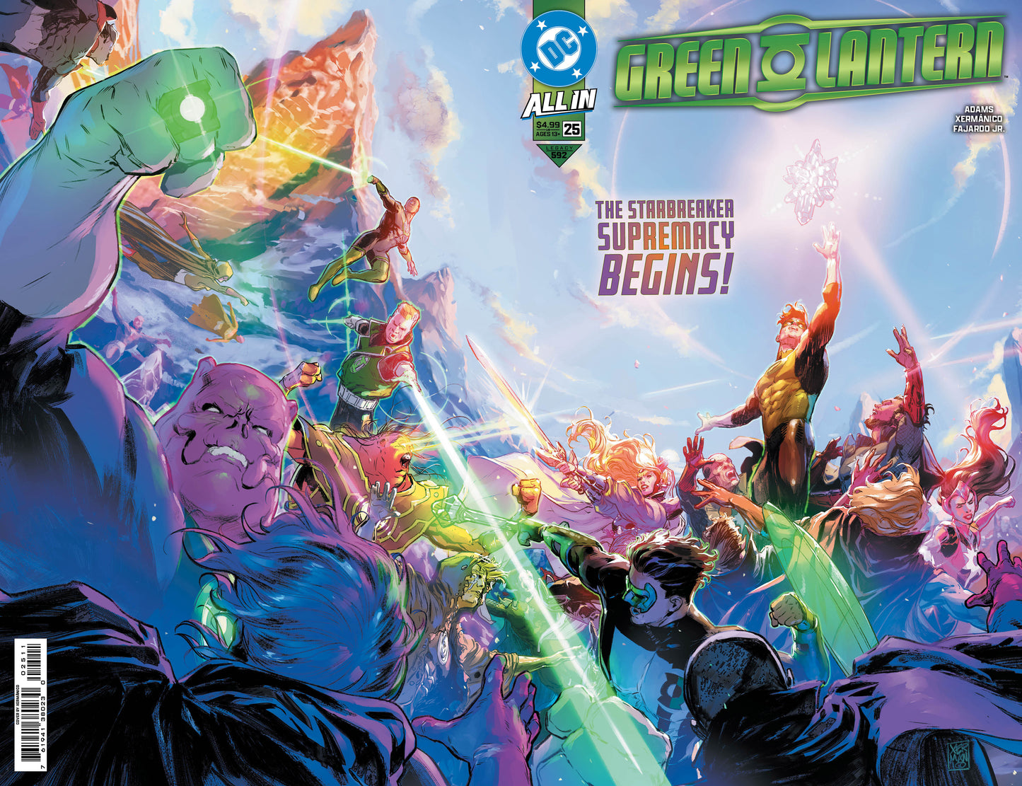 GREEN LANTERN #25 CVR A XERMANICO WRAPAROUND