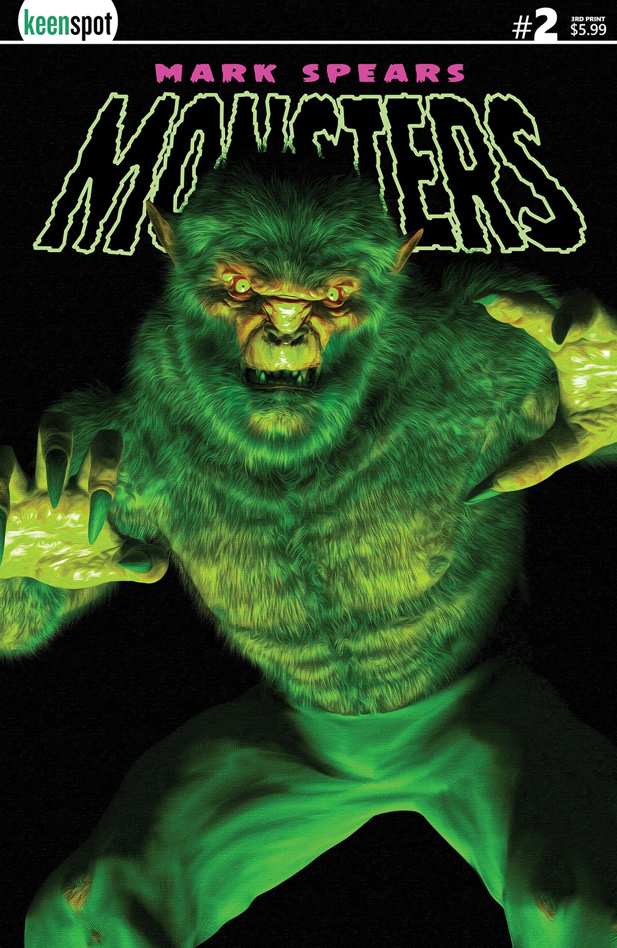 Mark Spears Monsters #2 Third Printing Cover A Mark Spears The Werewolf