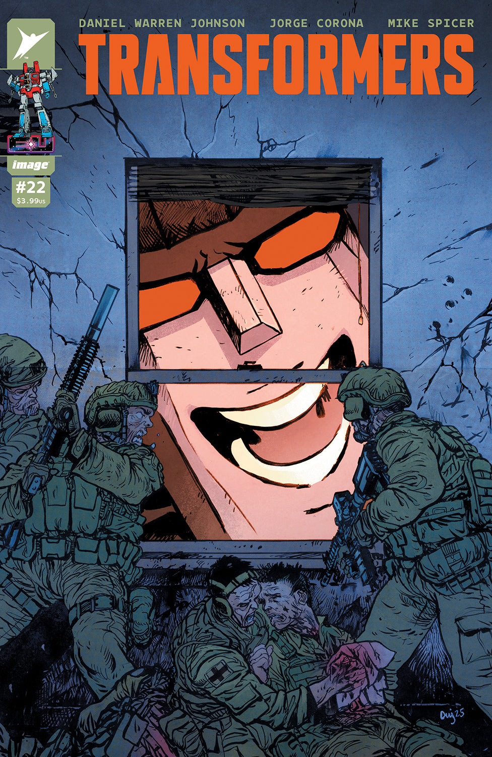 TRANSFORMERS #22 CVR A DANIEL WARREN JOHNSON & MIKE SPICER