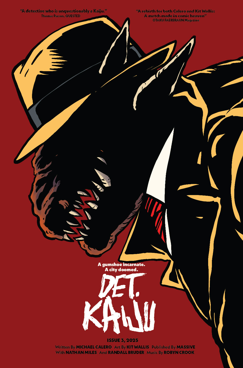 DETECTIVE KAIJU #3 (OF 4) CVR C MICHAEL CALERO HOMAGE VAR