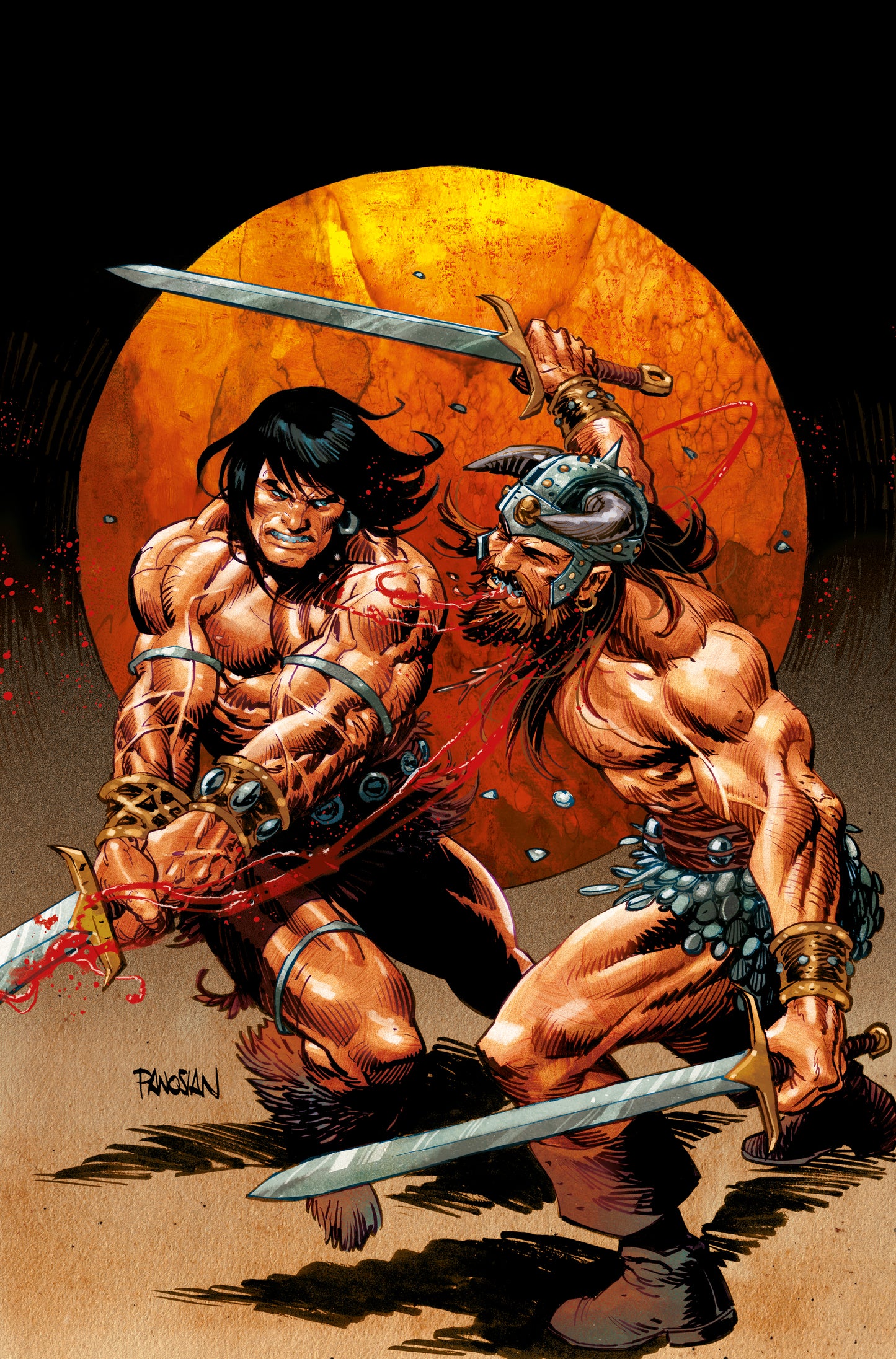 CONAN THE BARBARIAN #22 CVR E DAN PANOSIAN VIRGIN FOIL VAR (MR)