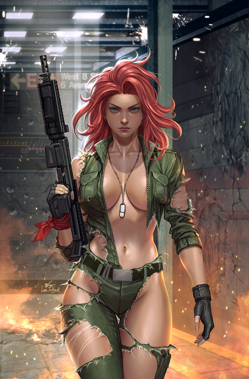 HEAT SEEKER EXPOSED A GUN HONEY SERIES #2 (OF 4) CVR F INHYUK LEE VIRGIN FOIL VAR (MR)