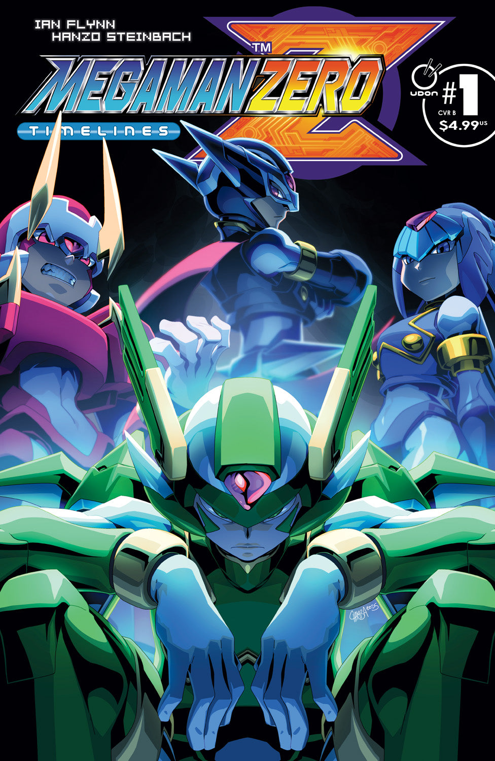 MEGA MAN ZERO TIMELINES #1 (ONE SHOT) CVR B JEFFREY CRUZ VAR