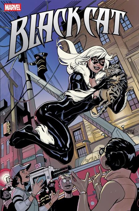 DF BLACK CAT #1 SECOND PRINTING VARIANT SIGNED BY TERRY & RACHEL DODSON