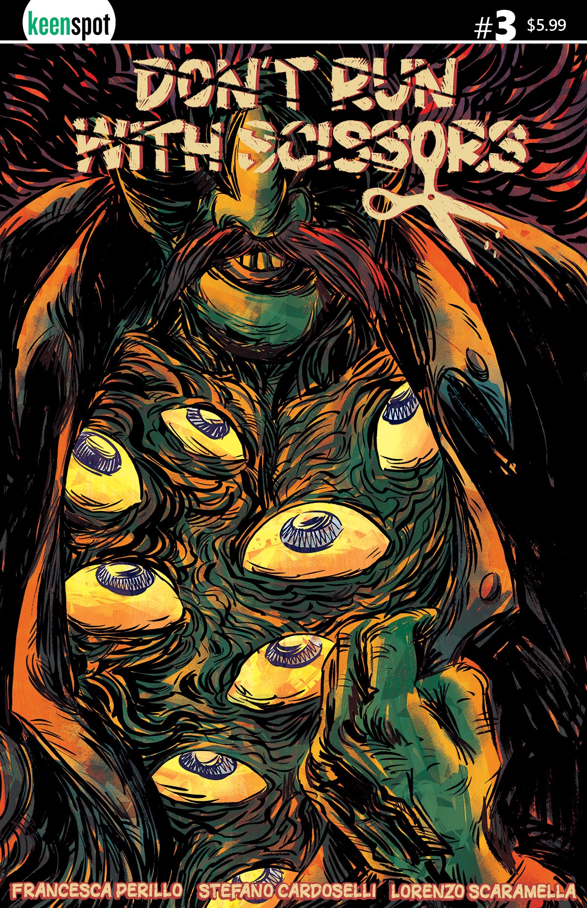 DONT RUN WITH SCISSORS #3 CVR B LORENZO SCARAMELLA VAR