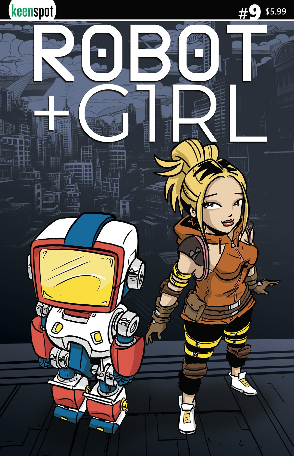 ROBOT + GIRL #9 CVR A MIKE WHITE DYNAMIC DUO