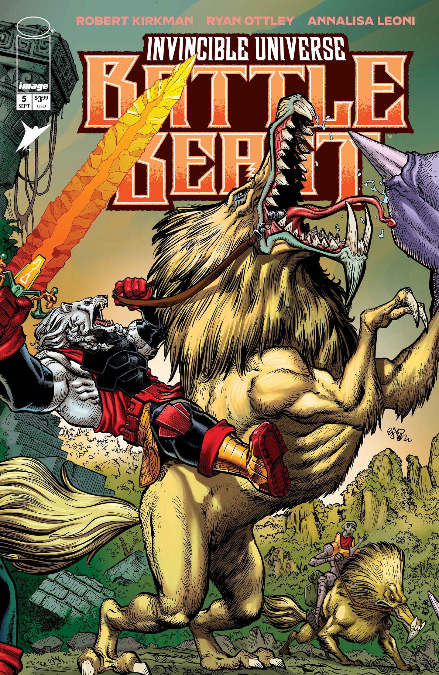 INVINCIBLE UNIVERSE BATTLE BEAST #5 CVR C INC 1:10 EJ SU CONNECTING VAR