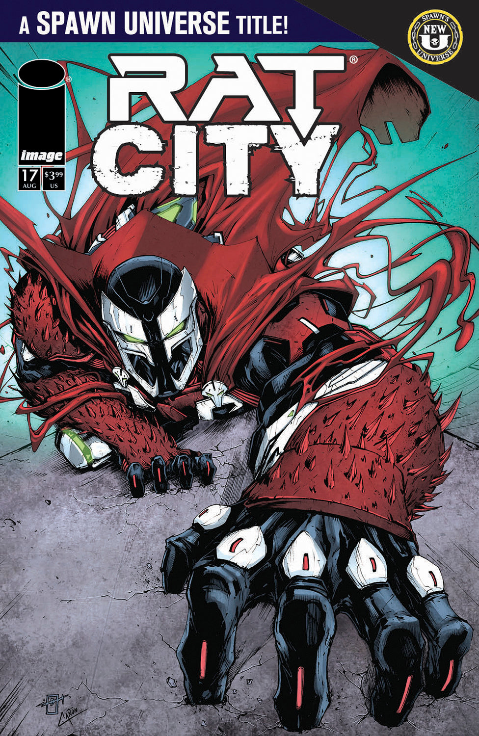 SPAWN RAT CITY #17 CVR B JONATHAN URIBE VAR