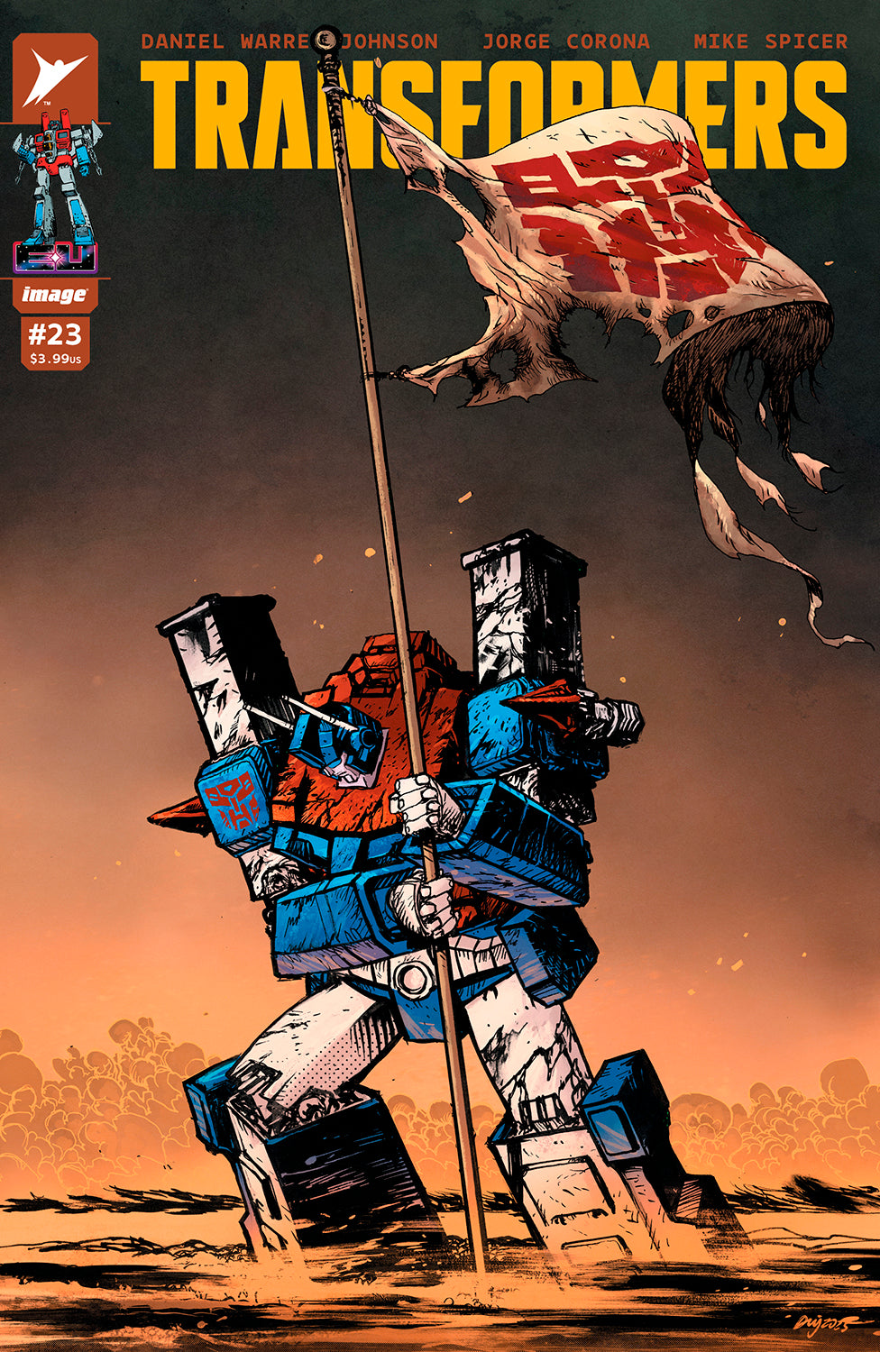 TRANSFORMERS #23 CVR A DANIEL WARREN JOHNSON & MIKE SPICER