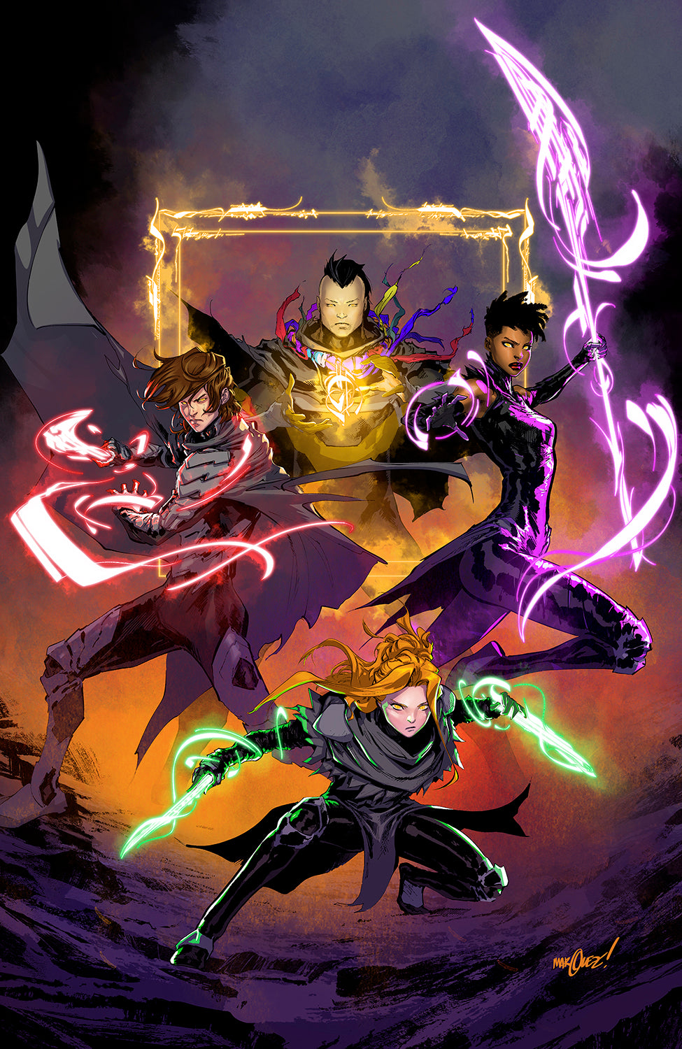 UNCHOSEN #2 (OF 4) CVR D INC 1:25 DAVID MARQUEZ VIRGIN VAR