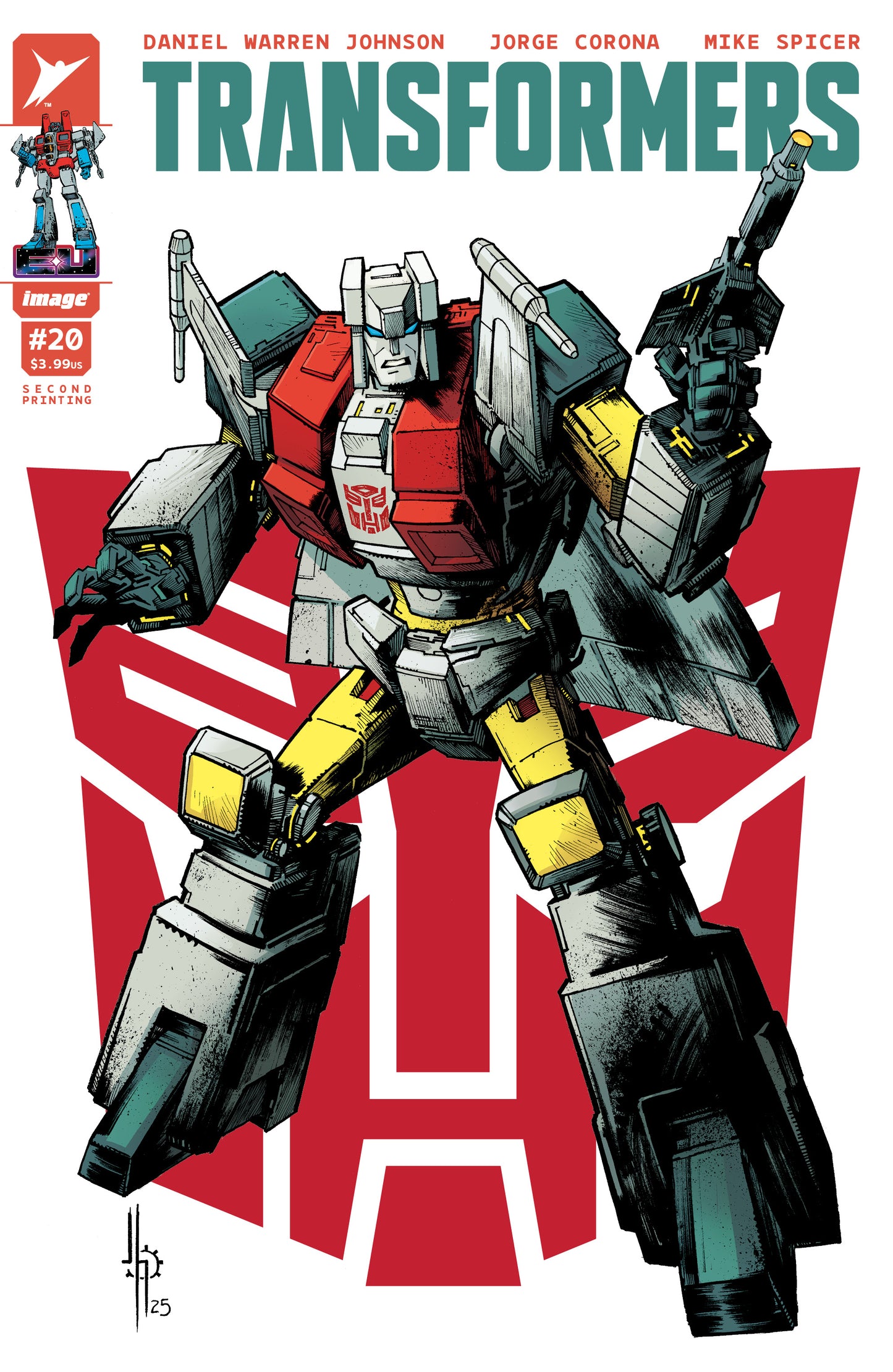 TRANSFORMERS #20 2ND PTG CVR B JASON HOWARD AUTOBOT VAR