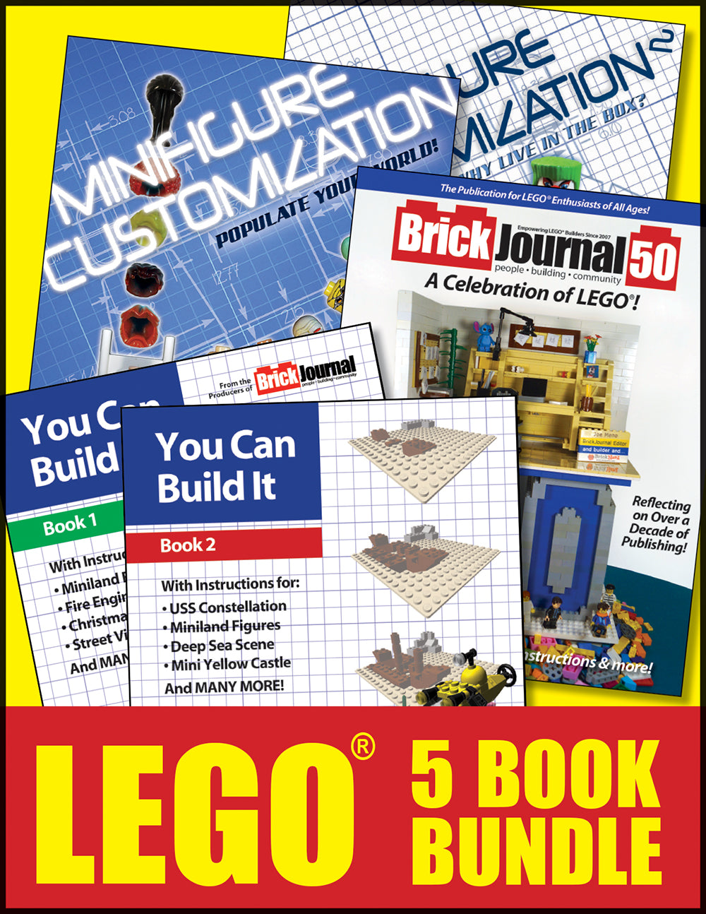 LEGO 5 BOOK BUNDLE TP