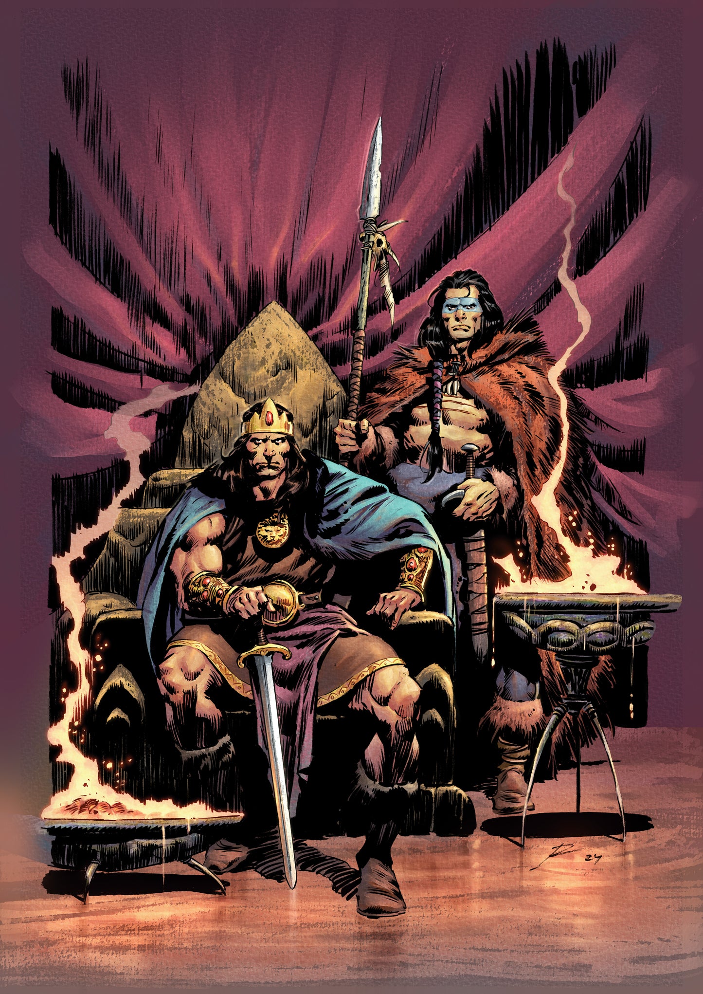 CONAN THE BARBARIAN SCOURGE OF THE SERPENT #1 (OF 4) CVR H ROBERTO DE LA TORRE VIRGIN VAR (MR)