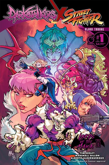 DARKSTALKERS X STREET FIGHTER BLOOD THRONE #1 (ONE SHOT) 2ND PTG