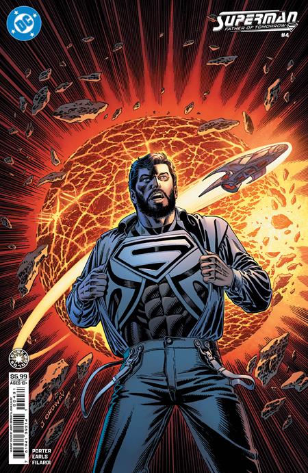 SUPERMAN FATHER OF TOMORROW #4 (OF 6) CVR C JERRY ORDWAY CARD STOCK VAR
