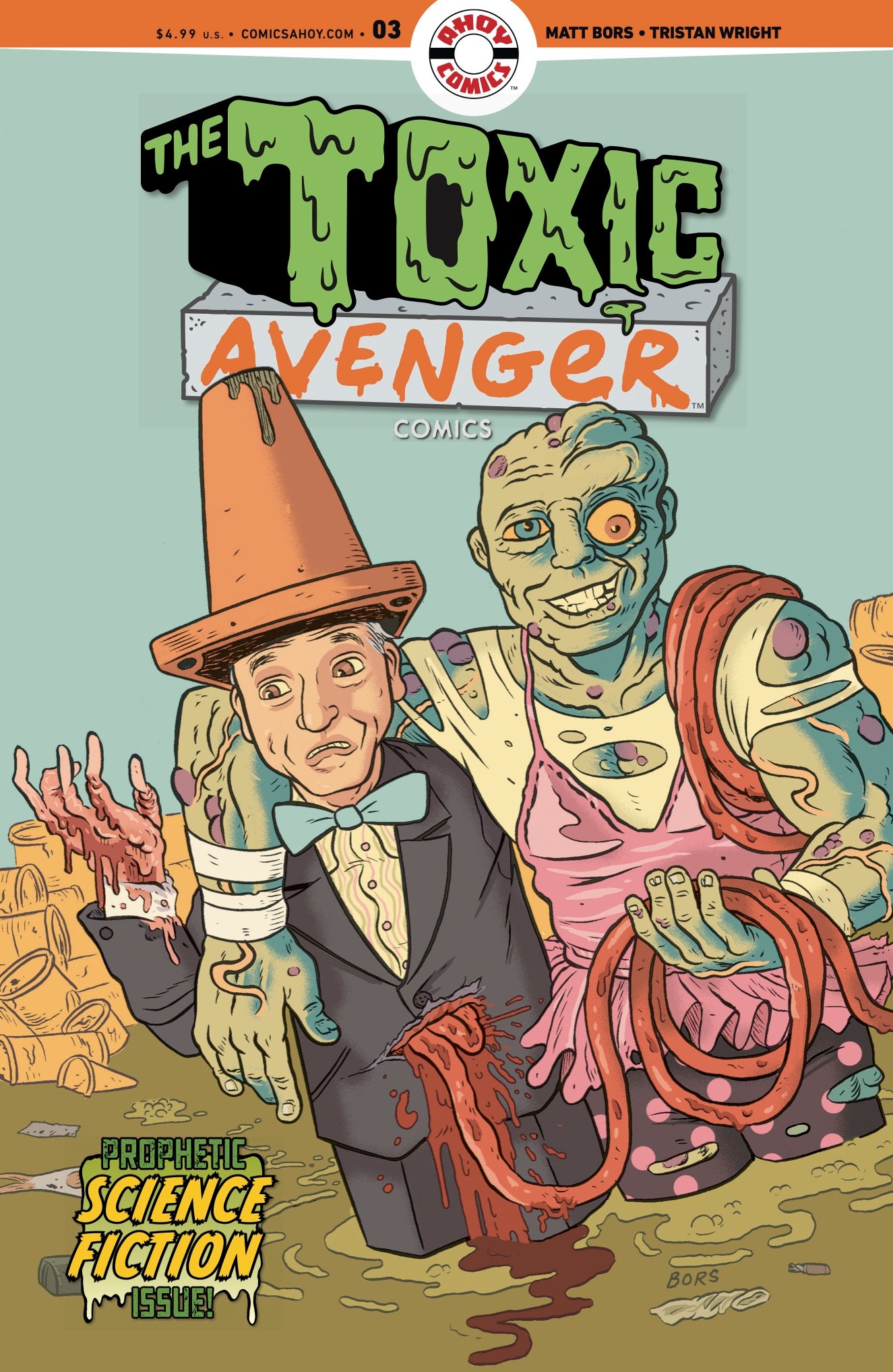 TOXIC AVENGER COMICS #3 CVR B 3 COPY MATT BORS UNLOCK VAR (MR)