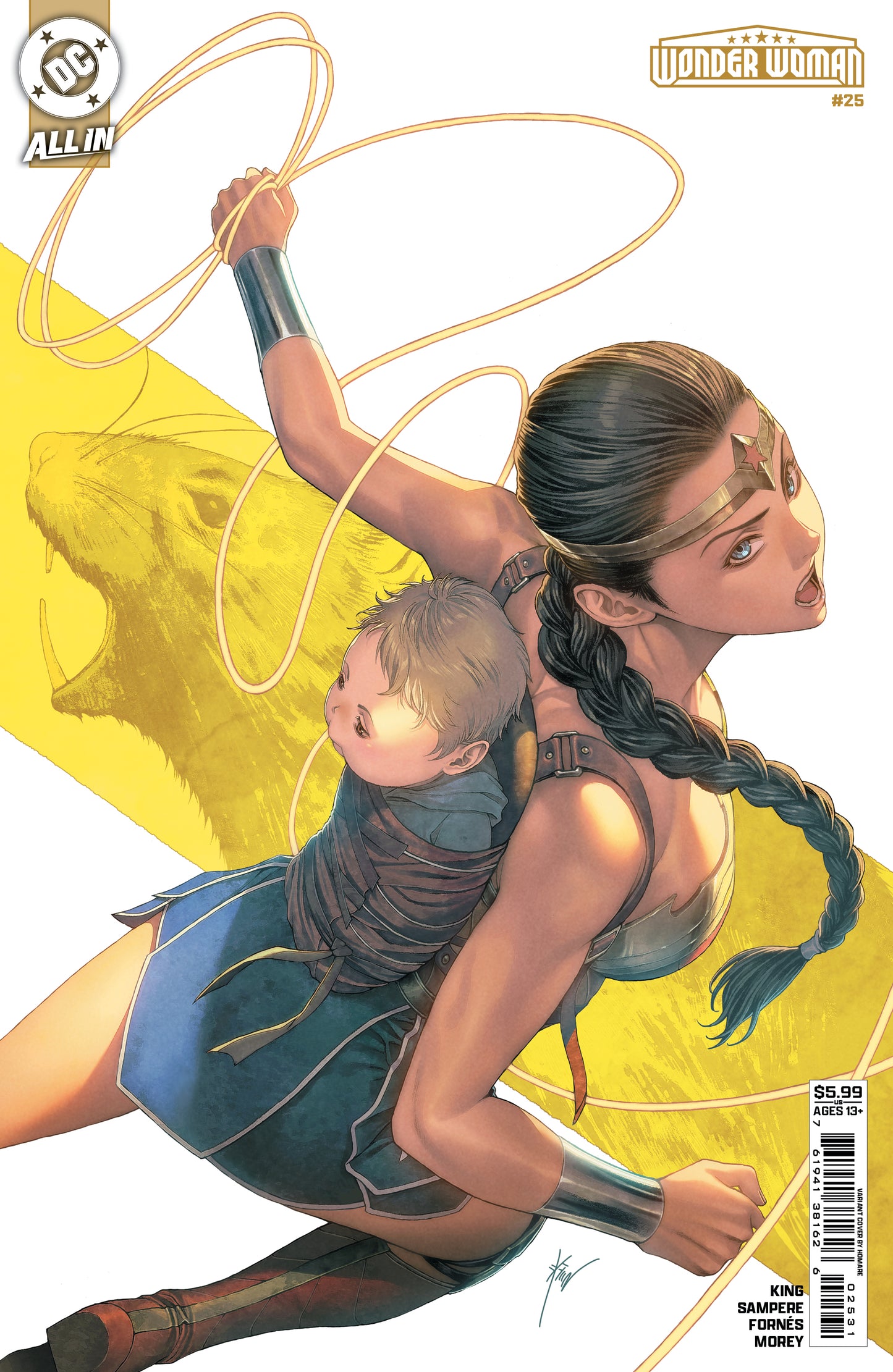 WONDER WOMAN #25 CVR C HOMARE CARD STOCK VAR