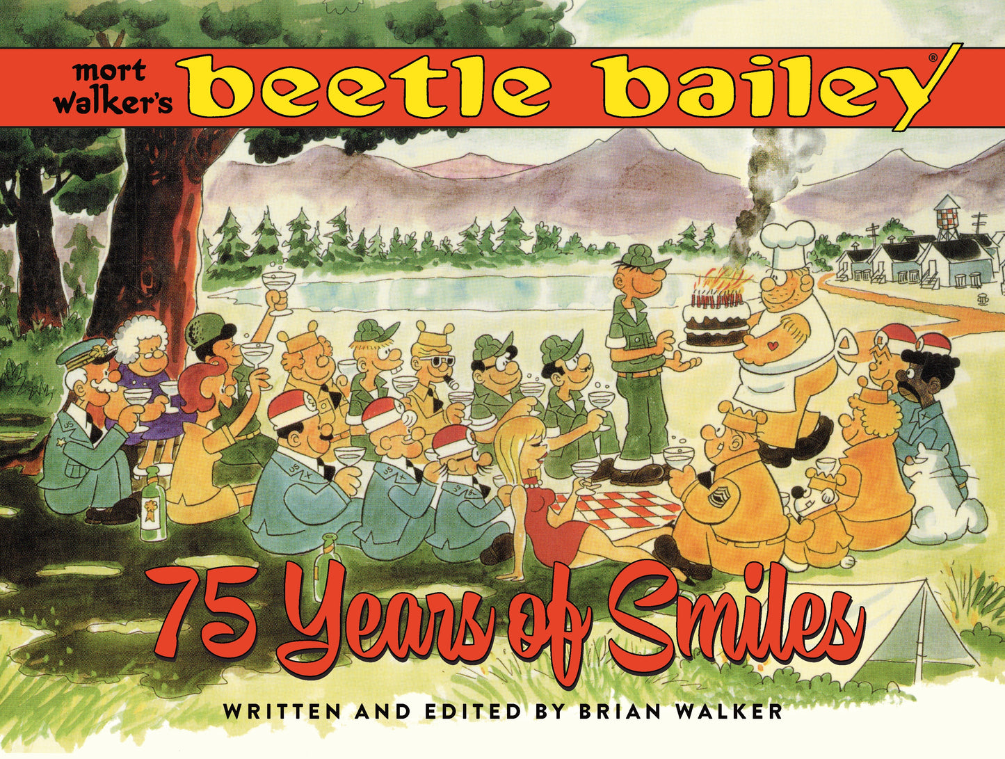 MORT WALKERS BEETLE BAILEY HC 75 YEARS OF SMILES (MR)