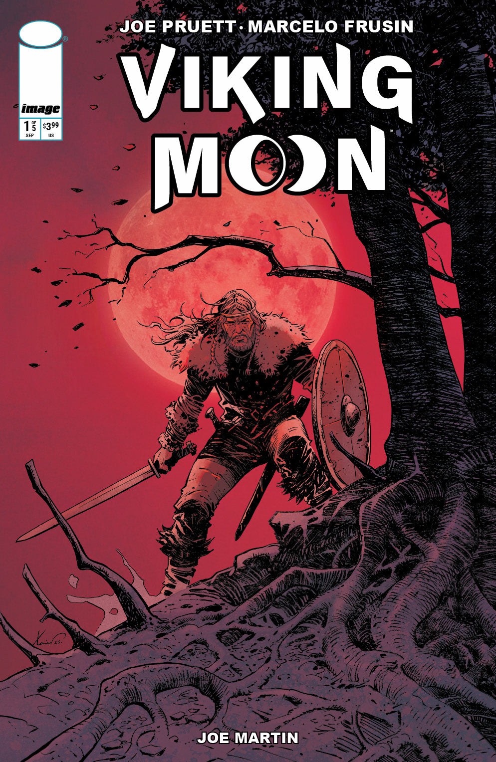 VIKING MOON #1 (OF 5) CVR B PHILIPPE XAVIER VAR