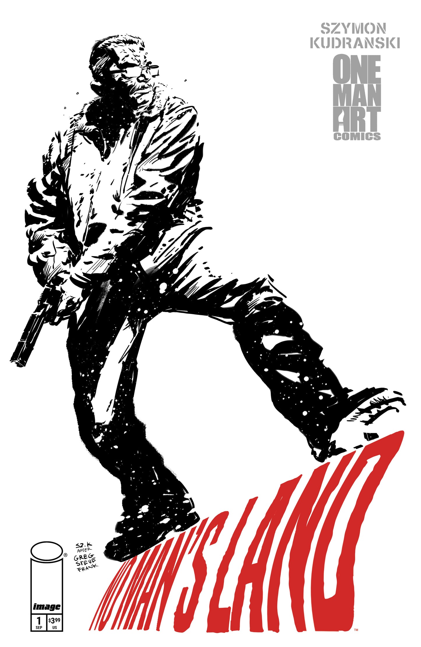 NO MANS LAND #1 (OF 4) CVR F MOVIE HOMAGE WHITEOUT VAR