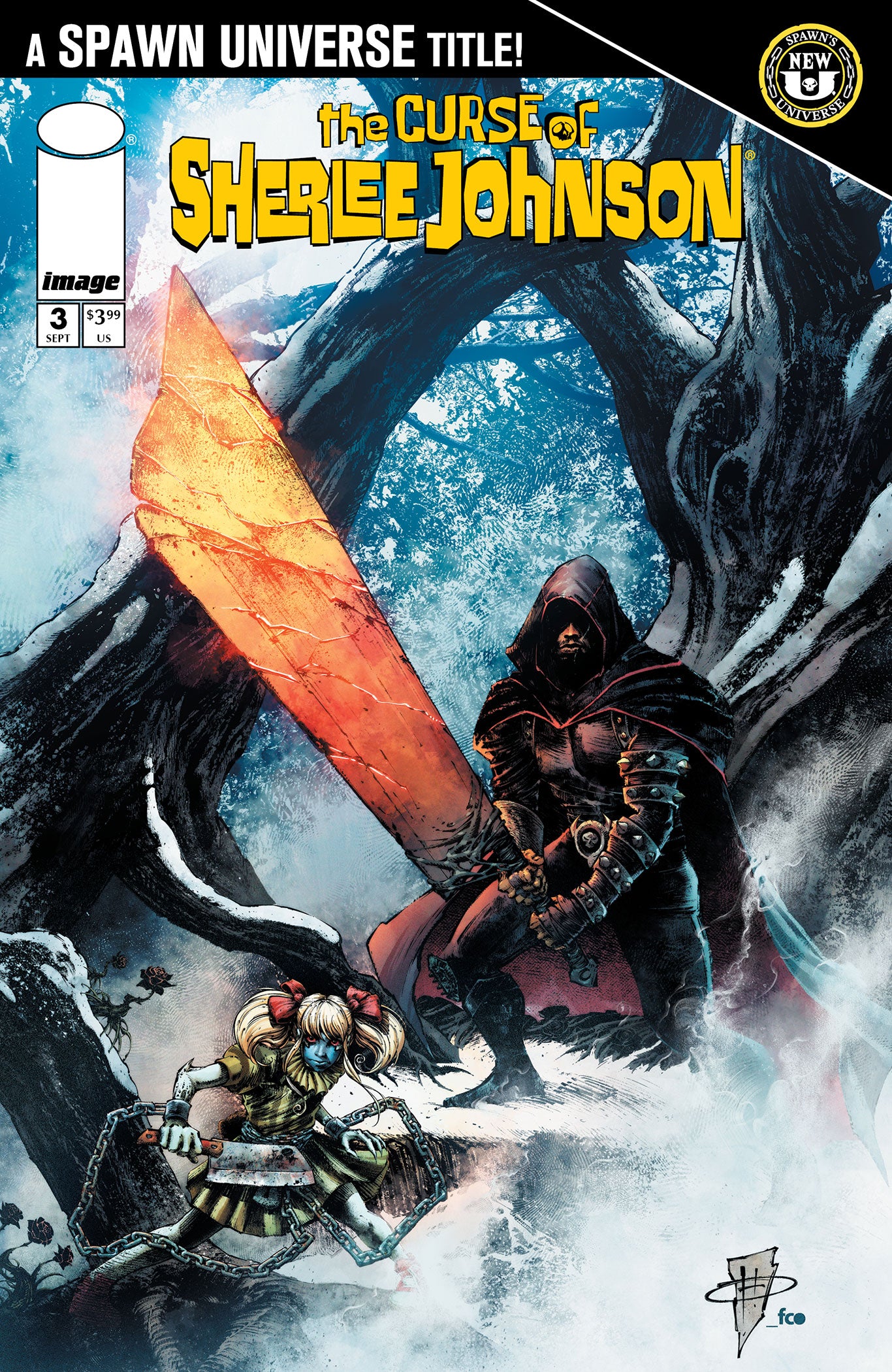 SPAWN THE CURSE OF SHERLEE JOHNSON #3 CVR B DANIEL HENRIQUES VAR