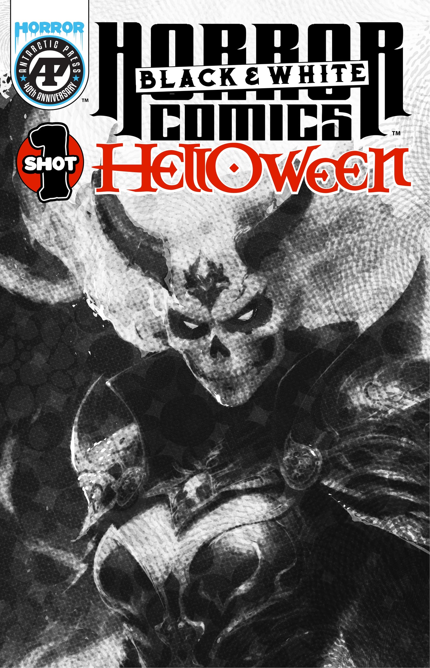 HORROR COMICS BLACK AND WHITE HELLOWEEN SPECIAL (ONE SHOT) CVR B BRIAN DENHAM LUNAR EXCLUSIVE VAR (MR)